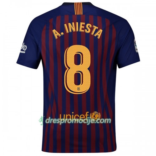 FC Barcelona Dres A_Iniesta 8 Domaći 2018/19 Kratkih Rukava FC Barcelona Dres A_Iniesta 8 Domaći 2018/19 Kratkih Rukava
